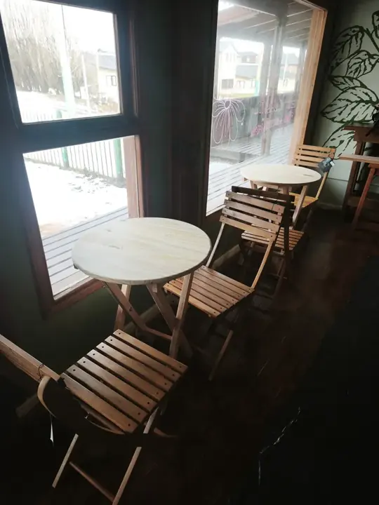 Foto de comprador de Sillas Bistro Plegables de Madera x4 5