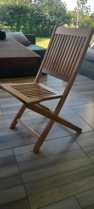 Foto de comprador de Silla Plegable Madera Eucalipto Apto Exterior 1
