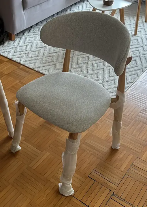 Foto de comprador de Silla de Comedor Pampa Madera Nogal Meihome Deluxe 4