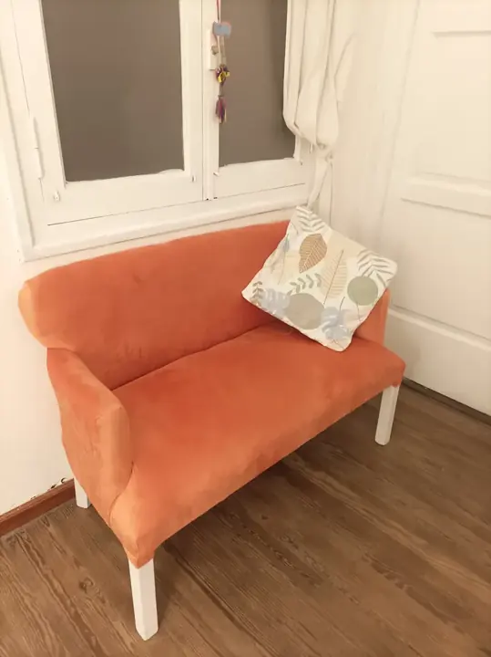 Foto de comprador de Sillon de 2 Cuerpos con Apoyabrazos de Madera para Living 6