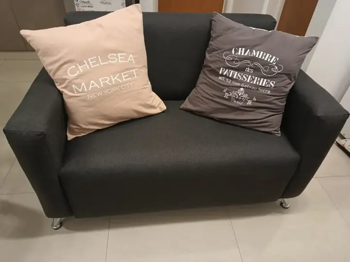 Foto de comprador de Sillon de 2 Cuerpos Rustico Tapizado en Chenille 3