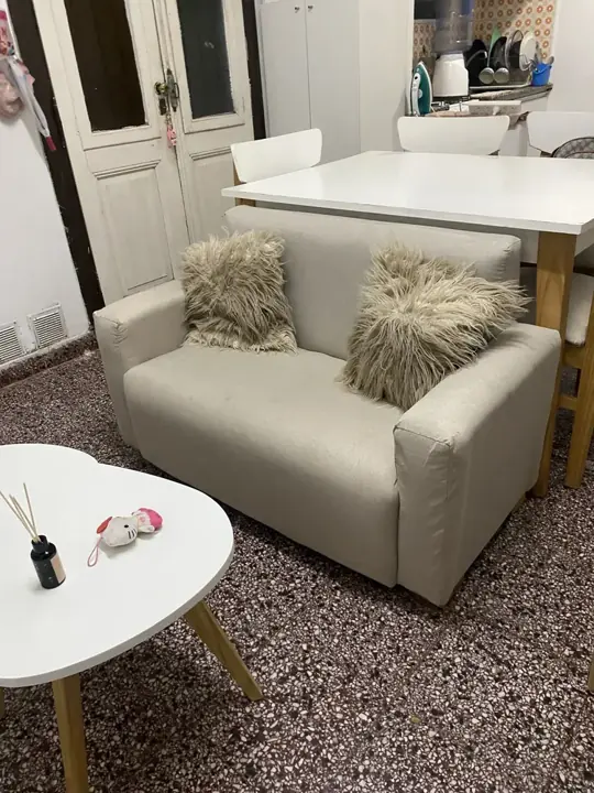 Foto de comprador de Sillon de 2 Cuerpos Rustico Tapizado en Chenille 6