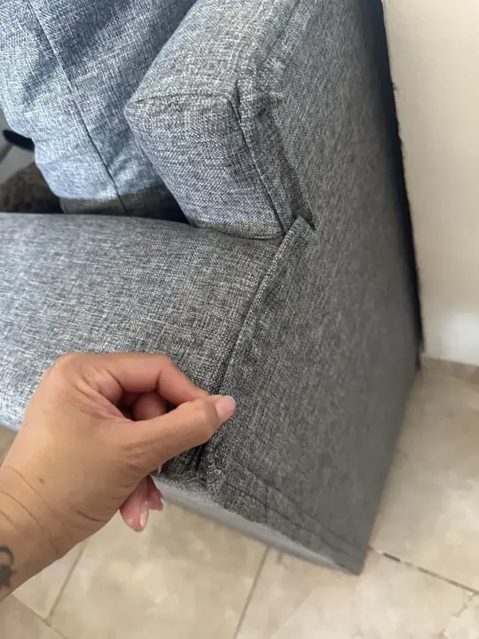 Foto de comprador de Sillon de 3 Cuerpos con Camastro y 2 Puff en Chenille 2