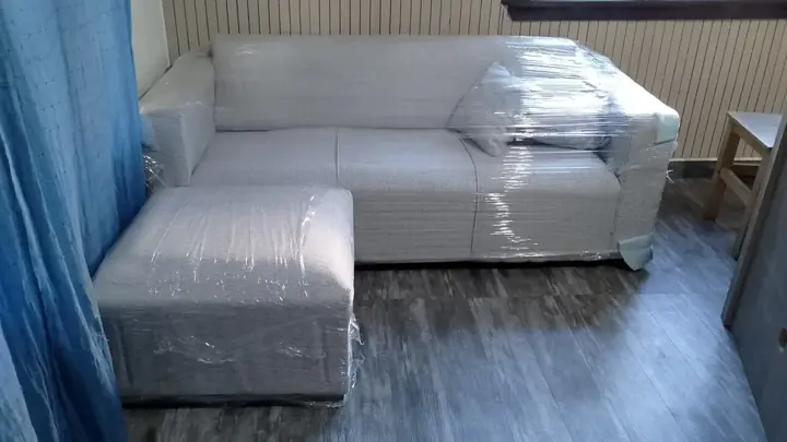 Foto de comprador de Sofa Esquinero de 3 Cuerpos Chenille Antidesgarro 2