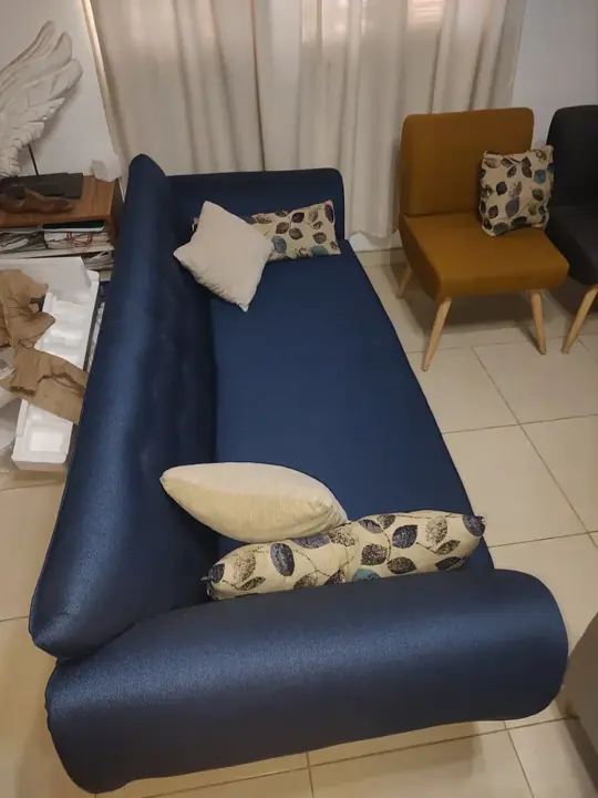 Foto de comprador de Sillon Oval de 3 Cuerpos en Chenille Antidesgarro 5