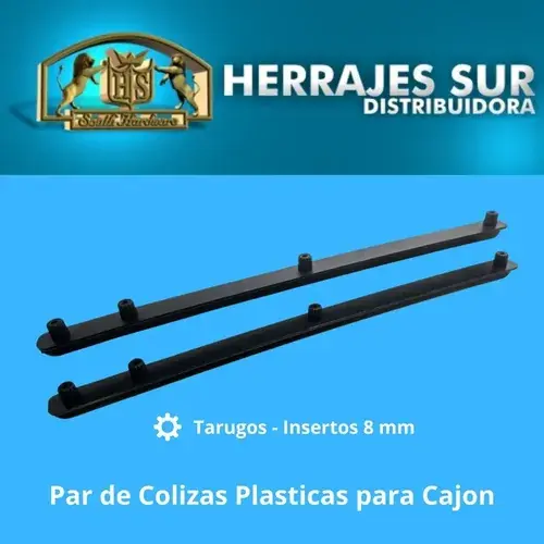 Corredera Colisa plastica — detalle de instalacion