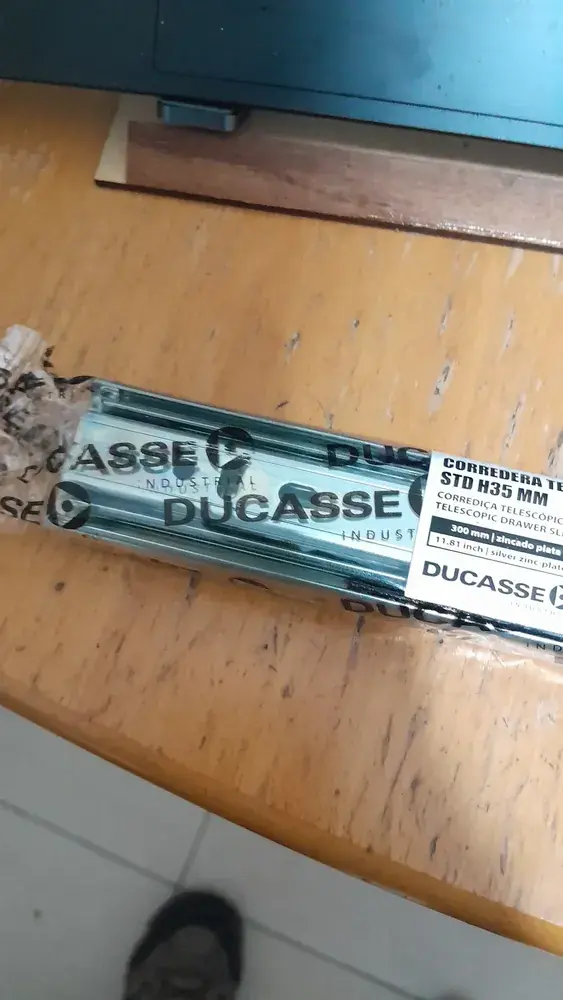 Corredera Ducasse 300 mm — angulo lateral