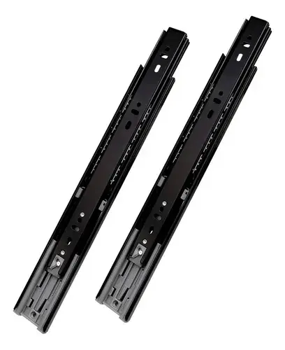 Corredera Inomax cierre suave 40 cm negra — soporta 45 kg