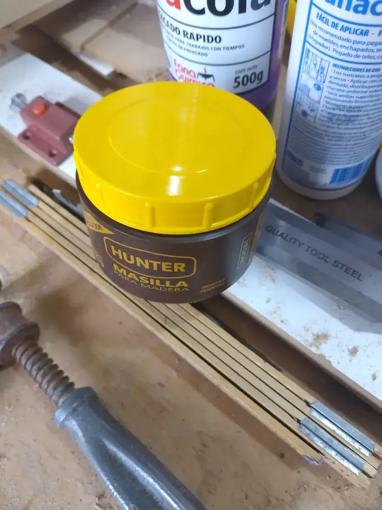 Masilla Hunter 500g — envase completo