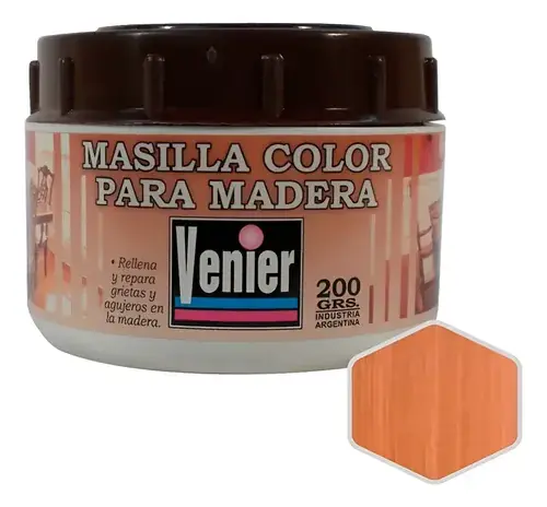 Masilla Venier 200cc — gama de colores disponibles
