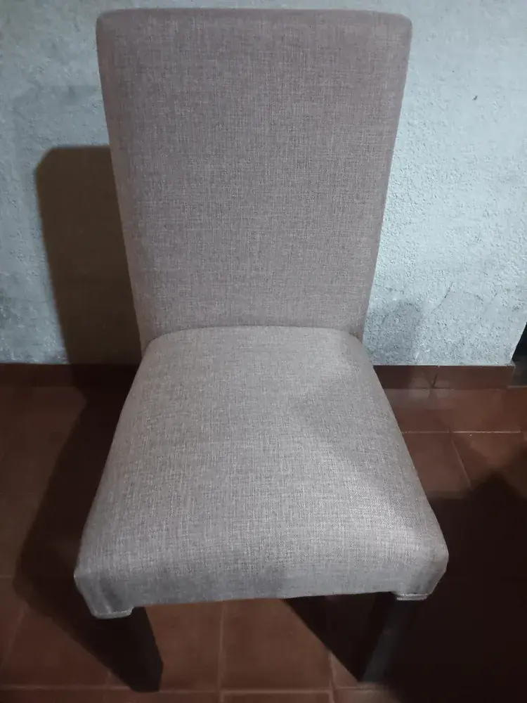 CEDISENO Chenille — silla individual vista frontal