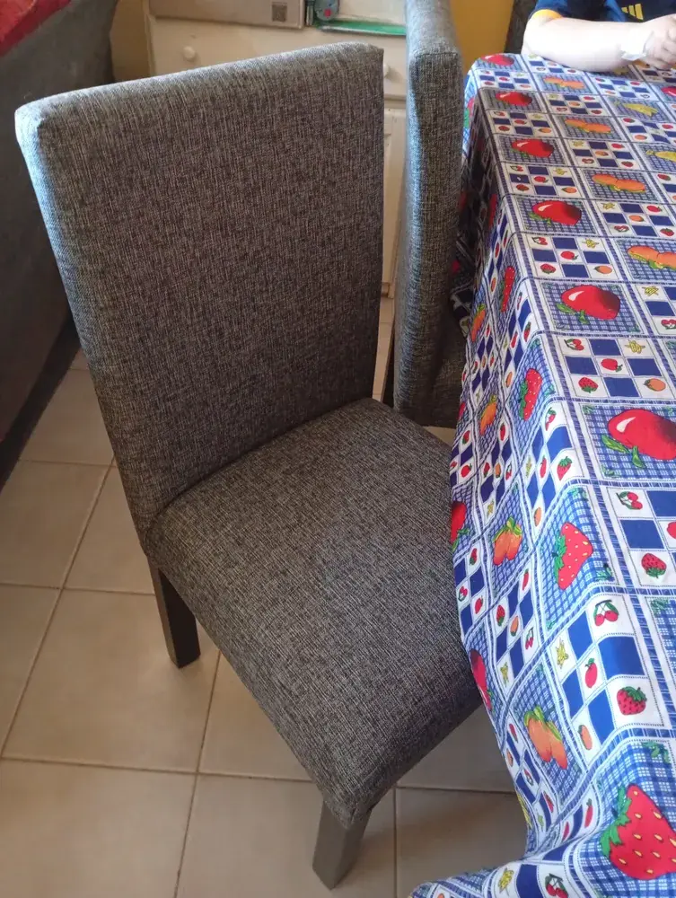 CEDISENO Chenille — detalle tapizado chenille en uso