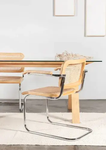Cesca Natural — detalle cane tejido asiento