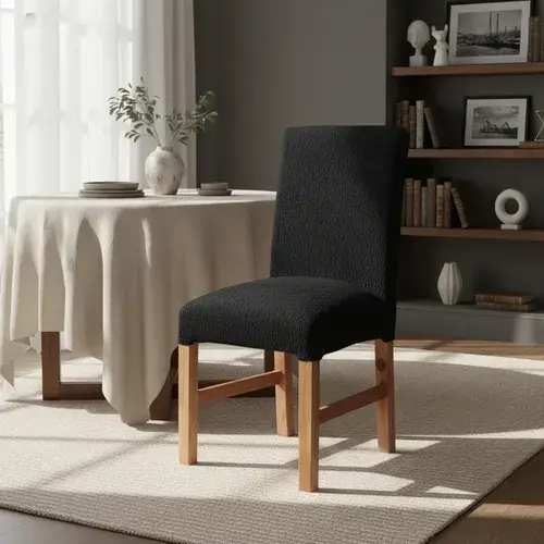 Silla revestida chenille Cima Muebles — la más accesible del catálogo tapizado
