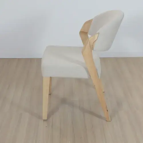 Silla Elba — vista trasera respaldo tapizado