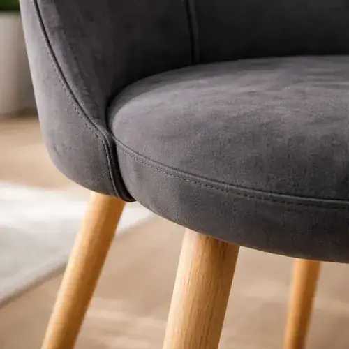 Tess Gris Oscuro — detalle estructura madera y aluminio