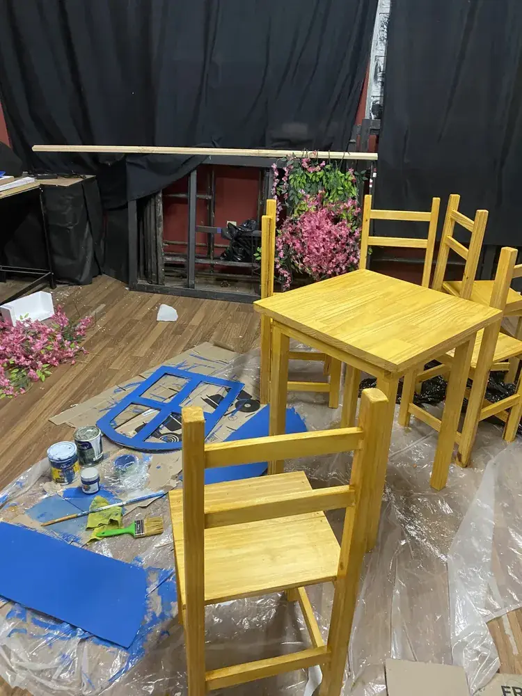 Silla OH16 pino recta — detalle del embalaje y empaque desde fábrica