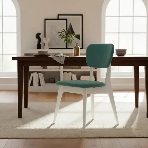 Silla Pampa La Valenziana madera tapizada — modelo premium Argentina