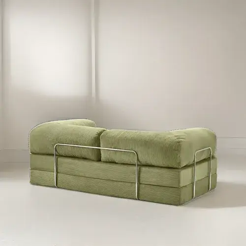Sillon cama Teddy Vagos de la Casa — modo cama desplegado