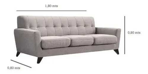 Sillon nordico Dadaa 3 cuerpos — vista frontal