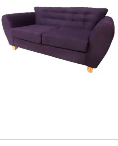 Sillon oval Mundo Living — vista angular chenille antidesgarro