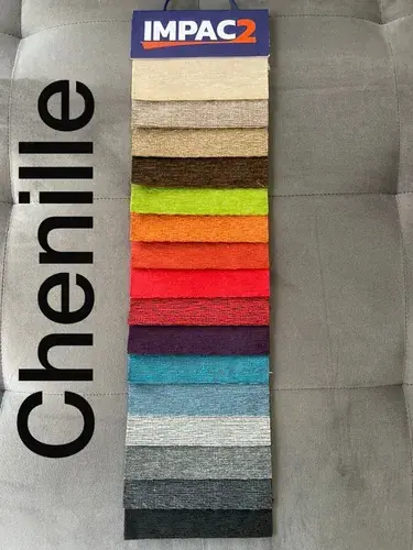 Sillon Paraiso chenille premium — detalle de tapizado