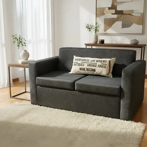 Sofá 2 cuerpos chenille 152 cm Paez Living